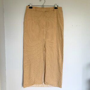 ZARA BEIGE LONG PENCIL SKIRT